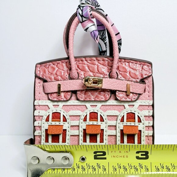 Mini Handbag  Micro Purse Bag Charm Pink - Designer inspired - Picture 6 of 8